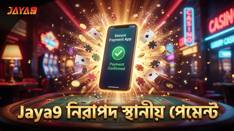 Jaya9 প্ল্যাটফর্মে নিরাপদ স্থানীয় পেমেন্ট ও লেনদেনের সময়।