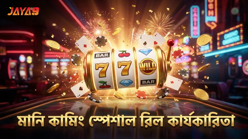 মানি কামিং – নিয়ম, পেআউট ও জেতার কৌশল 1 মানি কামিং স্পেশাল রিল মাল্টিপ্লায়ার কার্যকারিতা যাচাই করুন