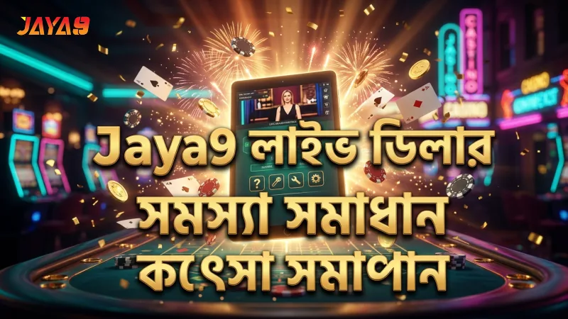 লাইভ ডিলার ইন্টারঅ্যাকশনে সাধারণ সমস্যা ও Jaya9 এর সমাধান পদ্ধতি।